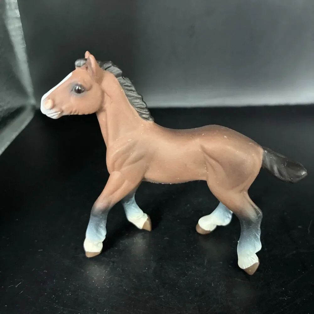 Safari WS Clydesdale Colt Figure Lifelike Toy Diorama Model 2004